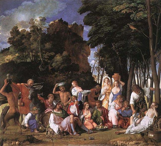 Giovanni Bellini The Feast of the Gods Germany oil painting art